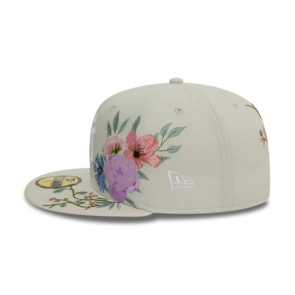 New York Yankees Floral 59Fifty MLB Vintage Snapback Baseball Cap Adjustable Streetwear Hat