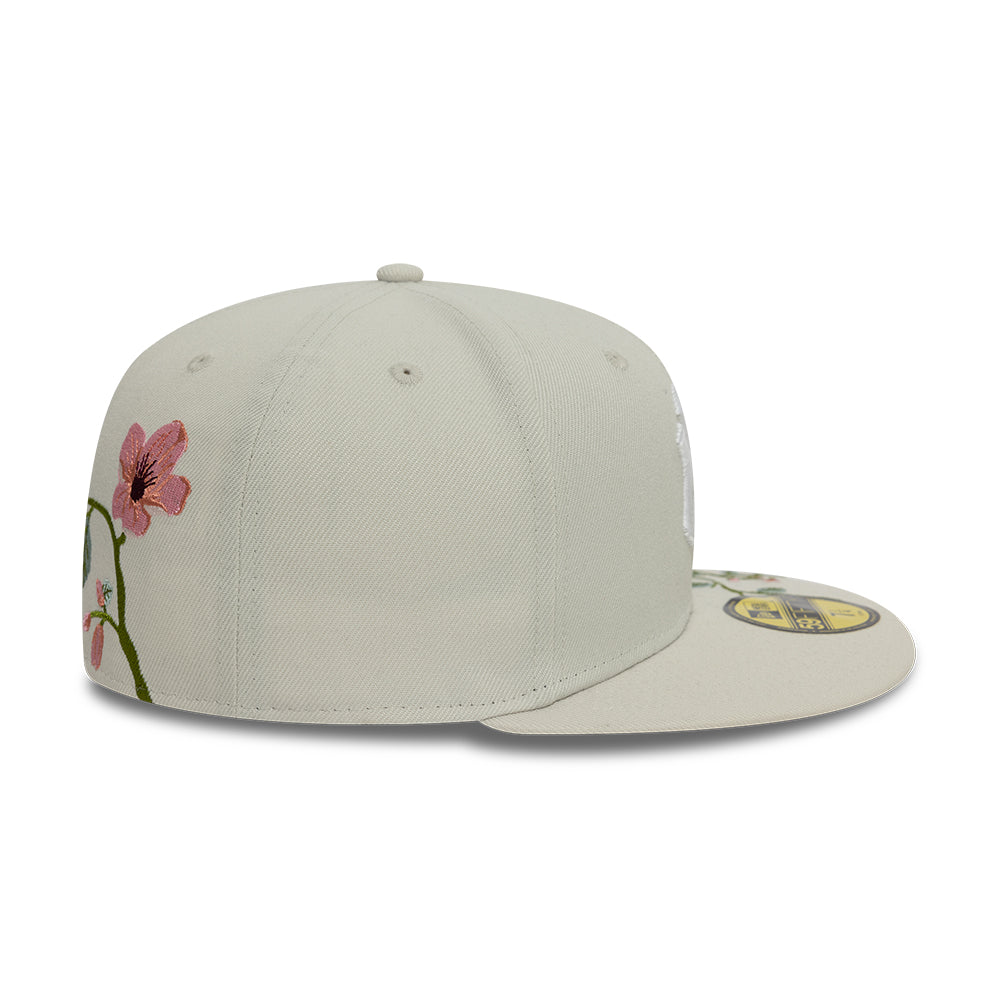 New York Yankees Floral 59Fifty MLB Vintage Snapback Baseball Cap Adjustable Streetwear Hat