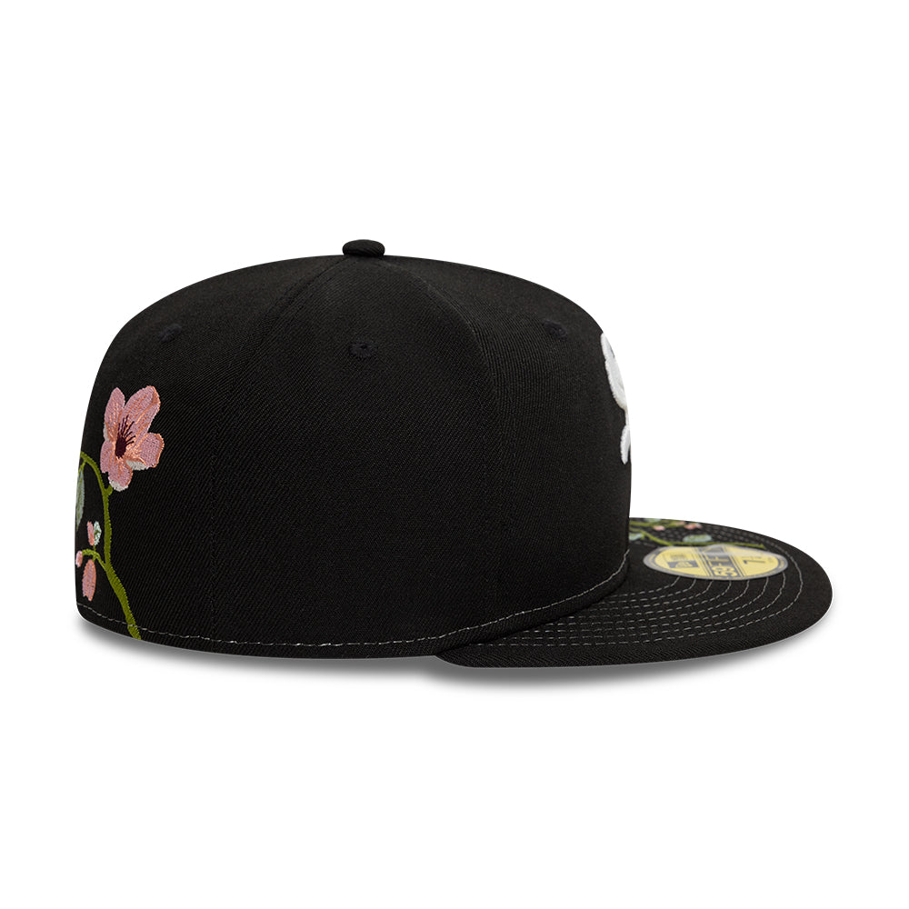 Chicago White Sox Floral 59Fifty MLB Vintage Snapback Baseball Cap Adjustable Streetwear Hat
