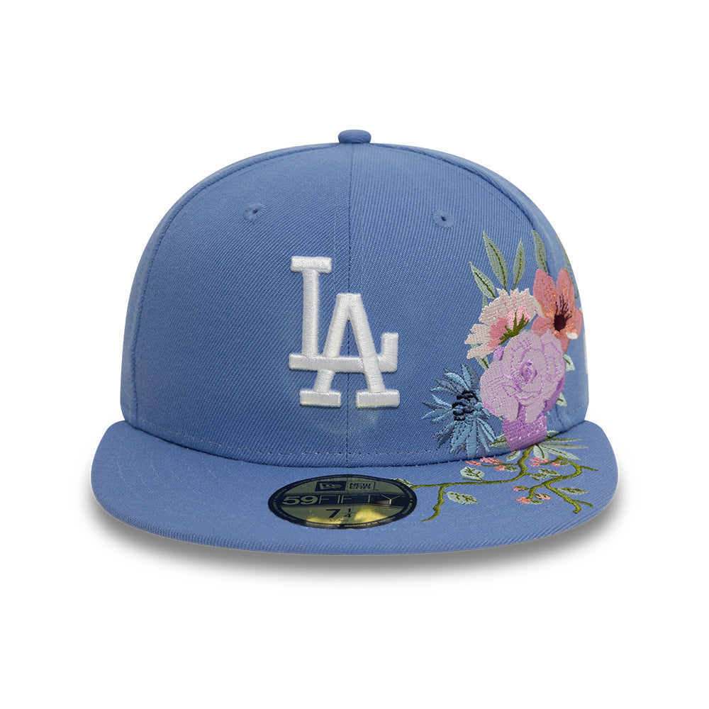 Los Angeles Dodger Floral 59Fifty MLB Vintage Snapback Baseball Cap Adjustable Streetwear Hat