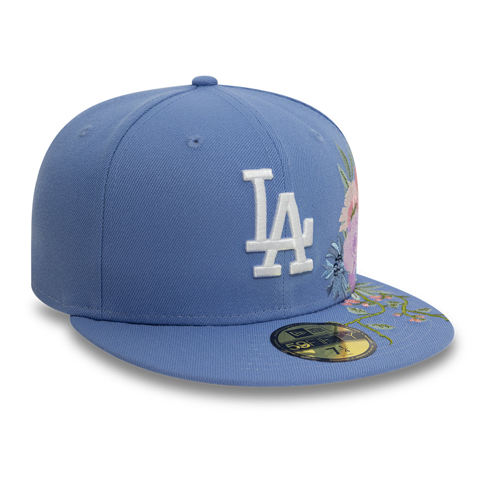 Los Angeles Dodger Floral 59Fifty MLB Vintage Snapback Baseball Cap Adjustable Streetwear Hat