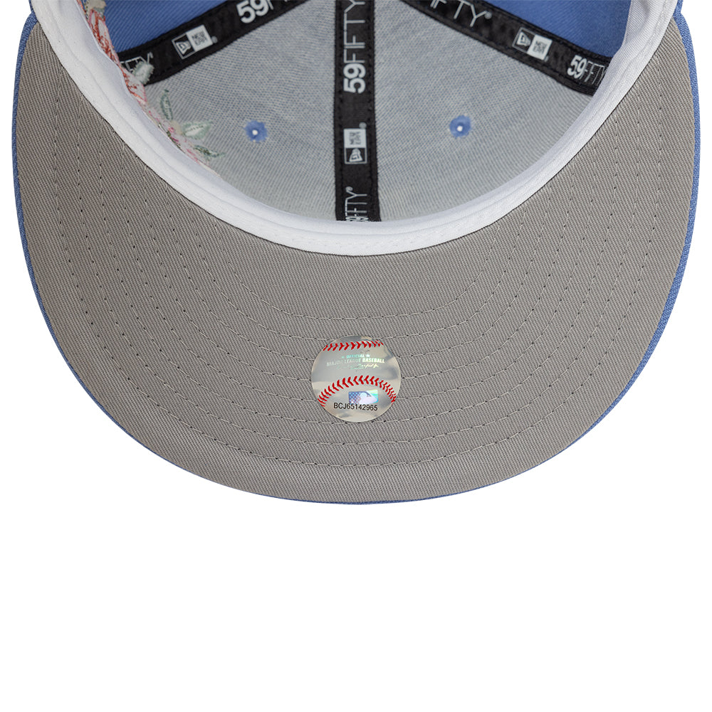 Los Angeles Dodger Floral 59Fifty MLB Vintage Snapback Baseball Cap Adjustable Streetwear Hat