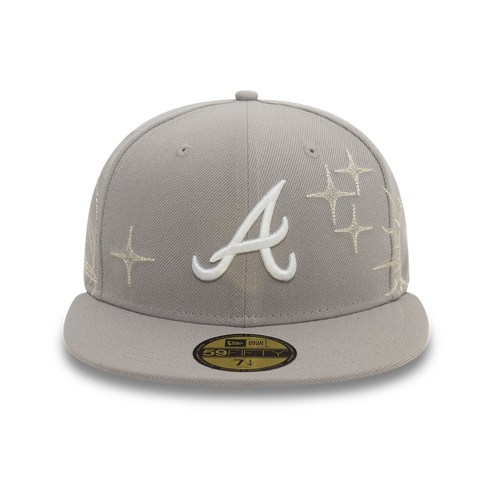 Atlanta Braves Zodiac 59Fifty Fitted MLB Vintage Snapback Baseball Cap Adjustable Streetwear Hat