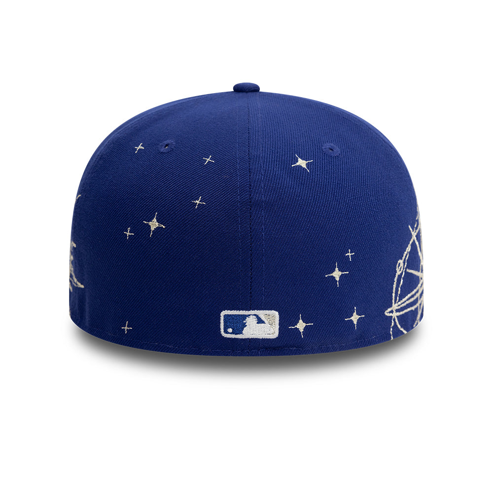 Los Angeles Dodgers Zodiac 59Fifty Fitted MLB Vintage Snapback Baseball Cap Adjustable Streetwear Hat