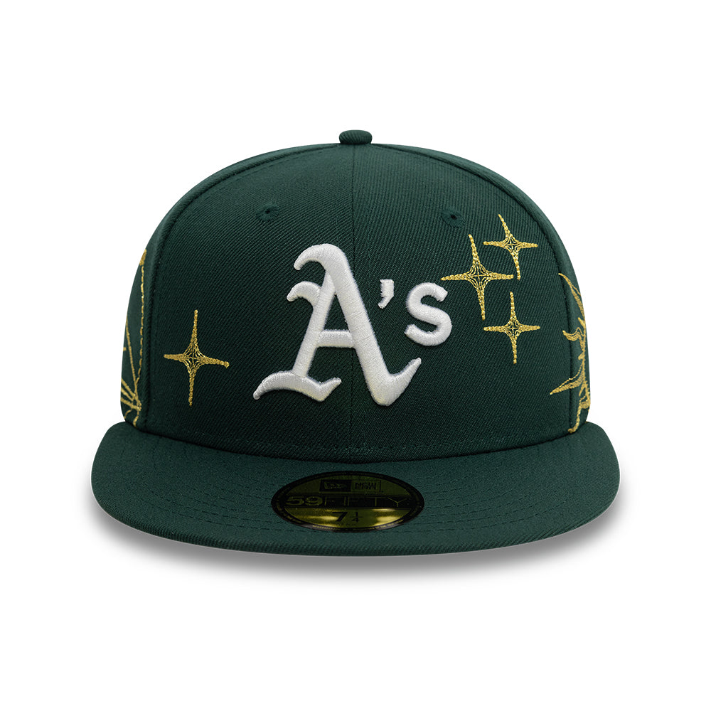 Oakland Athletics Zodiac 59Fifty Fitted MLB Vintage Snapback Baseball Cap Adjustable Streetwear Hat
