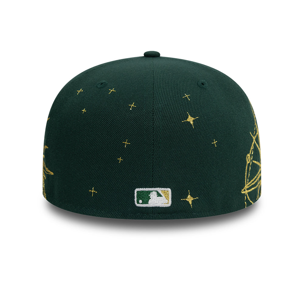 Oakland Athletics Zodiac 59Fifty Fitted MLB Vintage Snapback Baseball Cap Adjustable Streetwear Hat