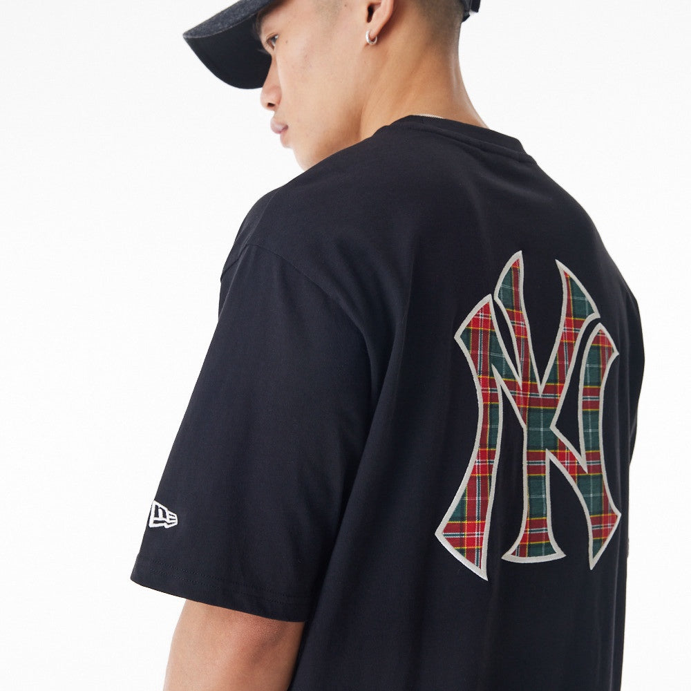 New Era Tartan Os Tee New York Yankees MLB Vintage Snapback Baseball Cap Adjustable Streetwear Hat