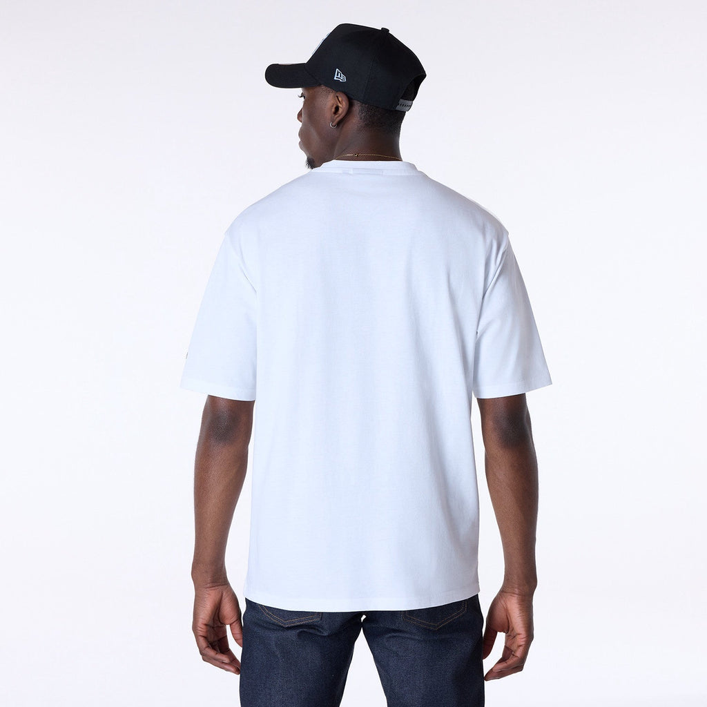 New Era Script Graphic Tee New York Yankees MLB Vintage Snapback Baseball Cap Adjustable Streetwear Hat