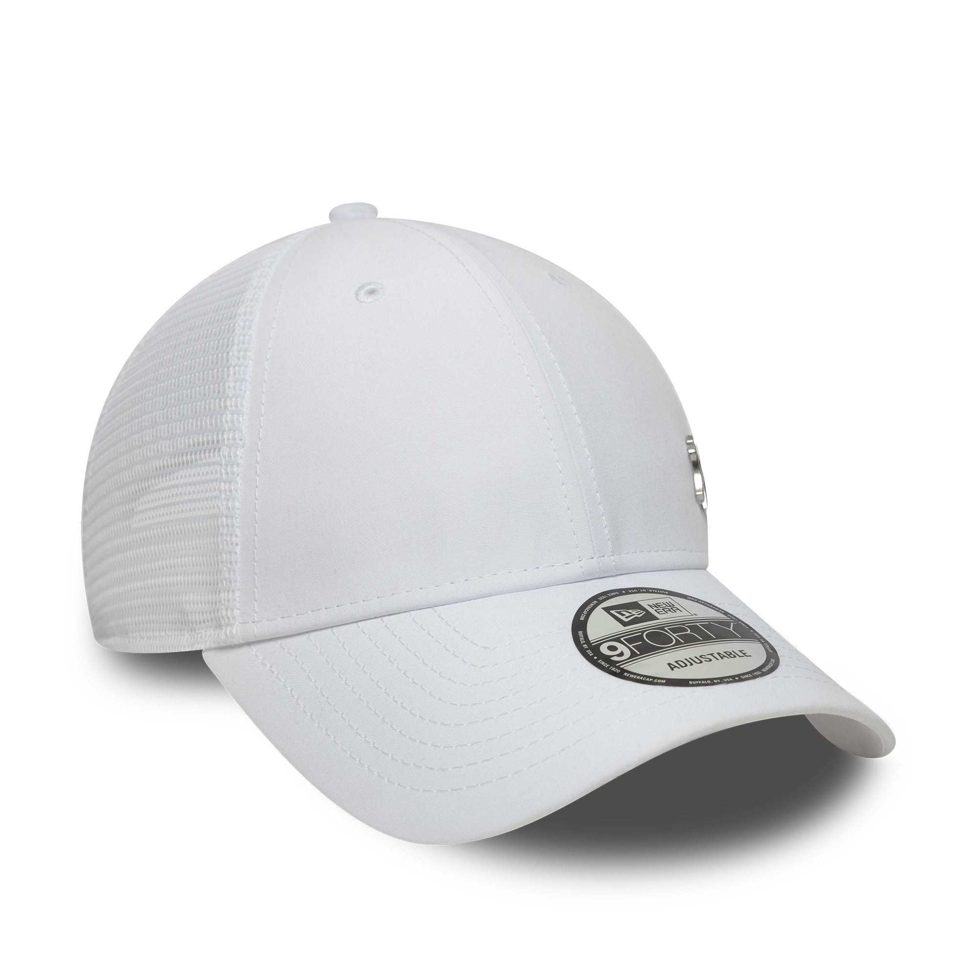 New York Yankees Flawless 9Forty Trucker Snapback White MLB Vintage Snapback Baseball Cap Adjustable Streetwear Hat