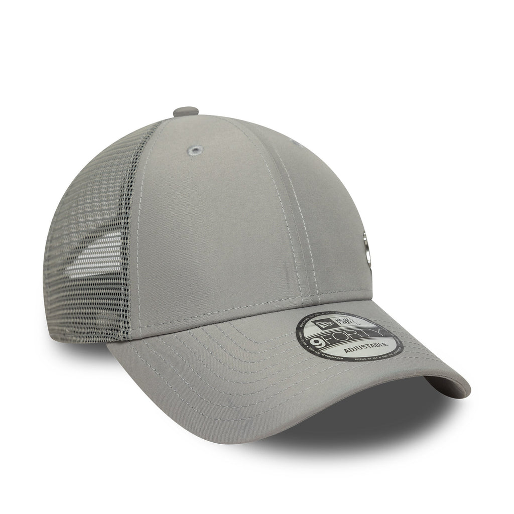 New York Yankees Flawless 9Forty Trucker Grey MLB Vintage Snapback Baseball Cap Adjustable Streetwear Hat