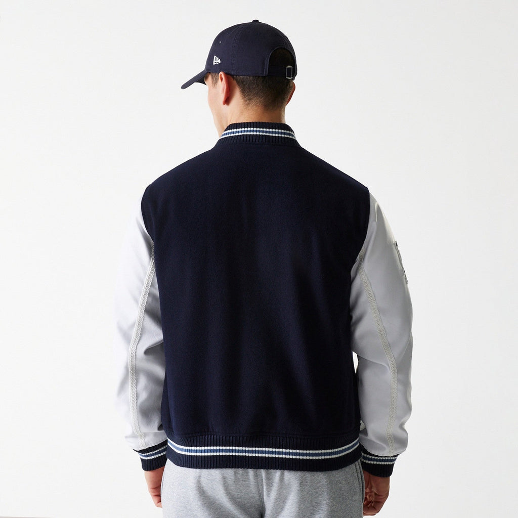 Los Angeles Dodgers Wordmark Varsity Jacket MLB Vintage Snapback Baseball Cap Adjustable Streetwear Hat