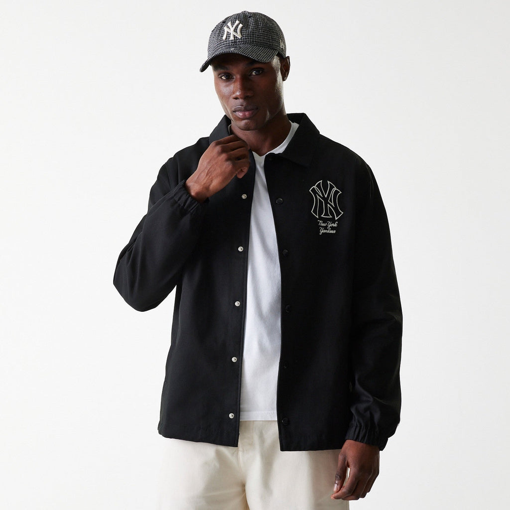 New York Yankees Twill Coaches Jacket MLB Vintage Snapback Baseball Cap Adjustable Streetwear Hat