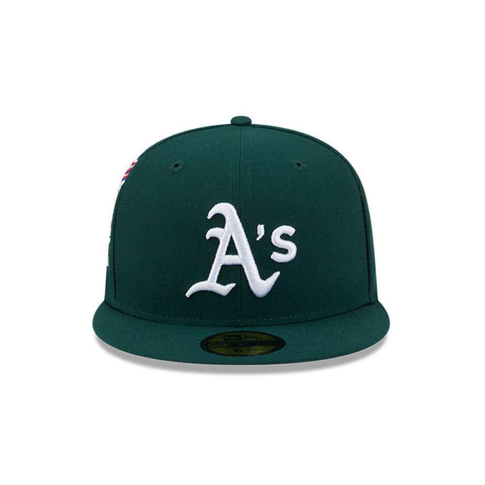 Oakland Athletics Hidden Hit 59Fifty Fitted MLB Vintage Snapback Baseball Cap Adjustable Streetwear Hat