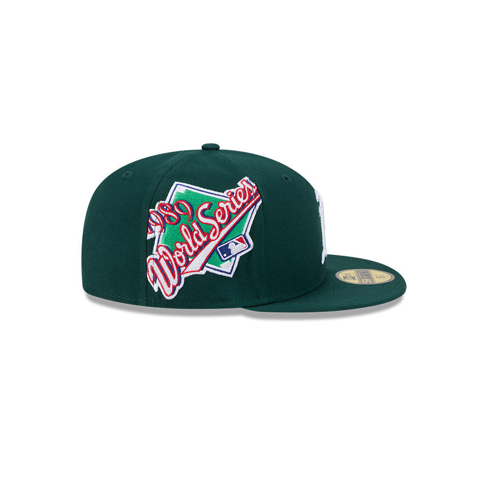 Oakland Athletics Hidden Hit 59Fifty Fitted MLB Vintage Snapback Baseball Cap Adjustable Streetwear Hat