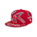 Anaheim Angels All Over Patch 59Fifty Fitted MLB Vintage Snapback Baseball Cap Adjustable Streetwear Hat