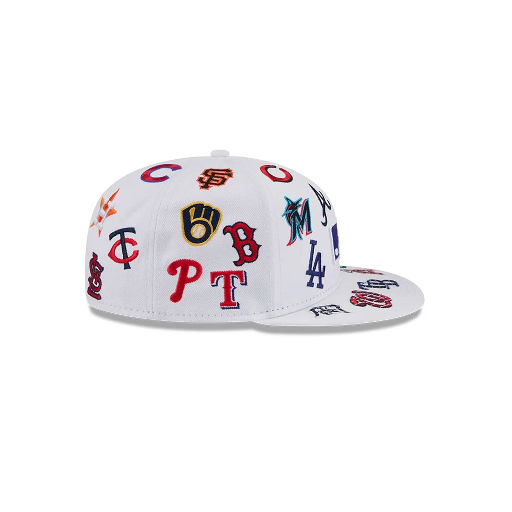 All Over Patch 59Fifty Fitted MLB Vintage Snapback Baseball Cap Adjustable Streetwear Hat