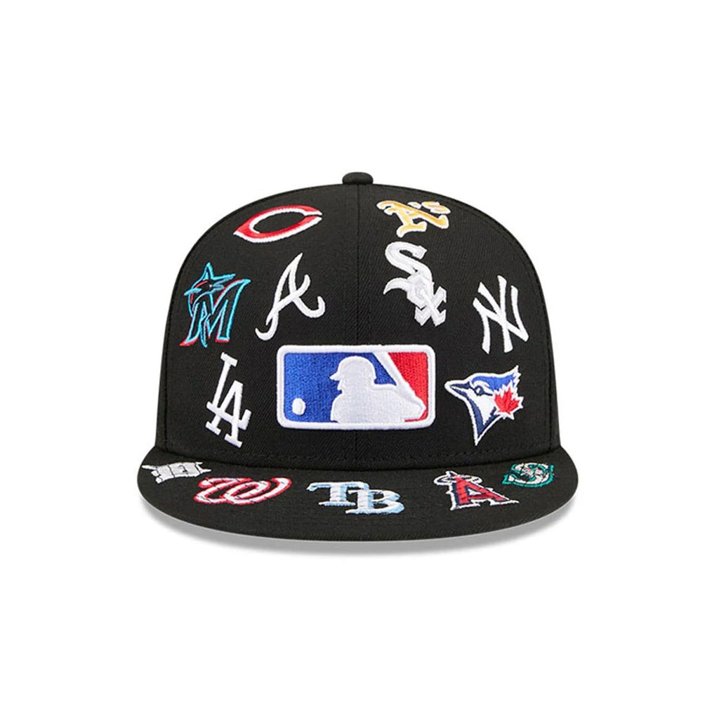 All Over Patch 59Fifty Fitted MLB Vintage Snapback Baseball Cap Adjustable Streetwear Hat