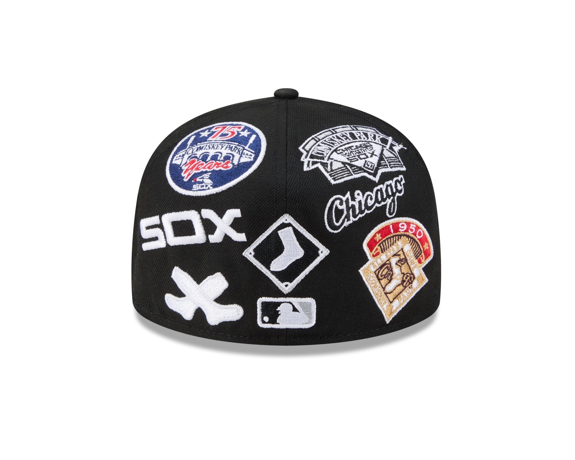 Chicago White Sox All Over Patch 59Fifty MLB Vintage Snapback Baseball Cap Adjustable Streetwear Hat