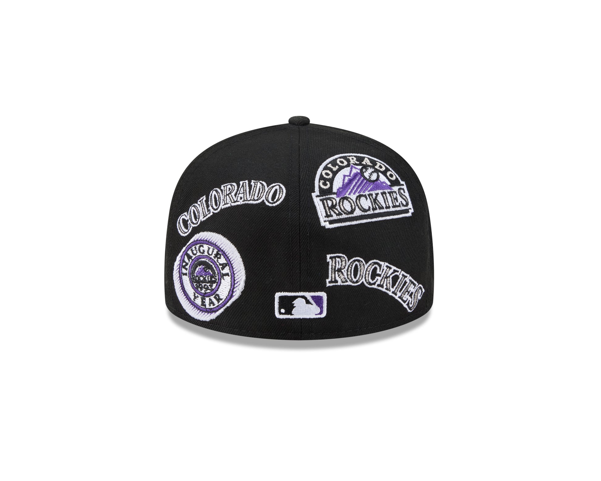 Colorado Rockies All Over Patch 59Fifty Fitted MLB Vintage Snapback Baseball Cap Adjustable Streetwear Hat