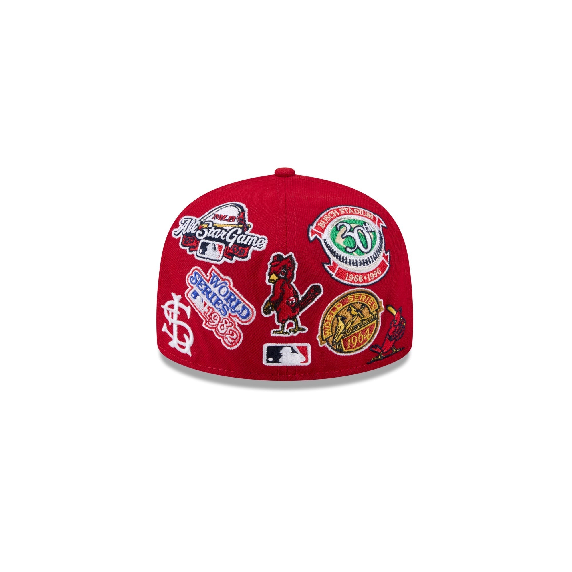 St Louis Cardinals All Over Patch 59Fifty MLB Vintage Snapback Baseball Cap Adjustable Streetwear Hat