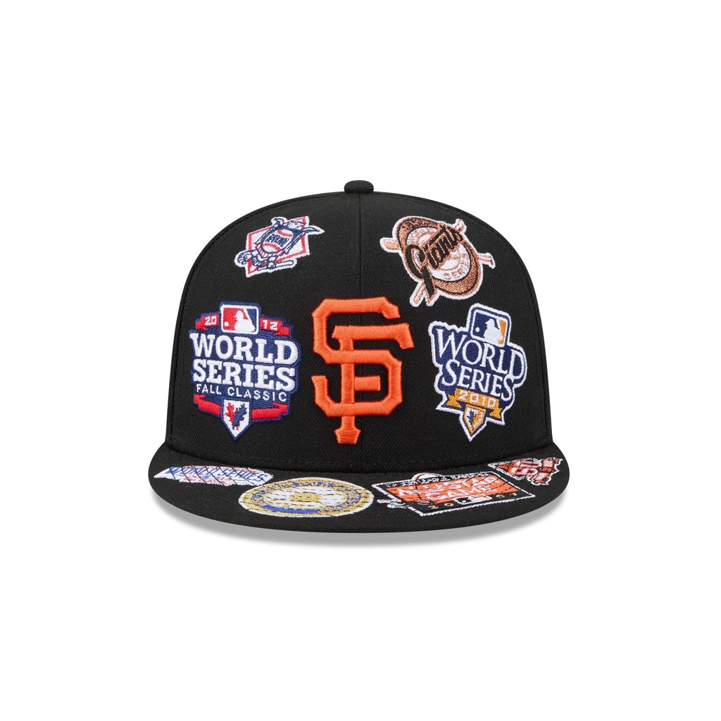 San Francisco Giants All Over Patch 59Fifty Fitted MLB Vintage Snapback Baseball Cap Adjustable Streetwear Hat