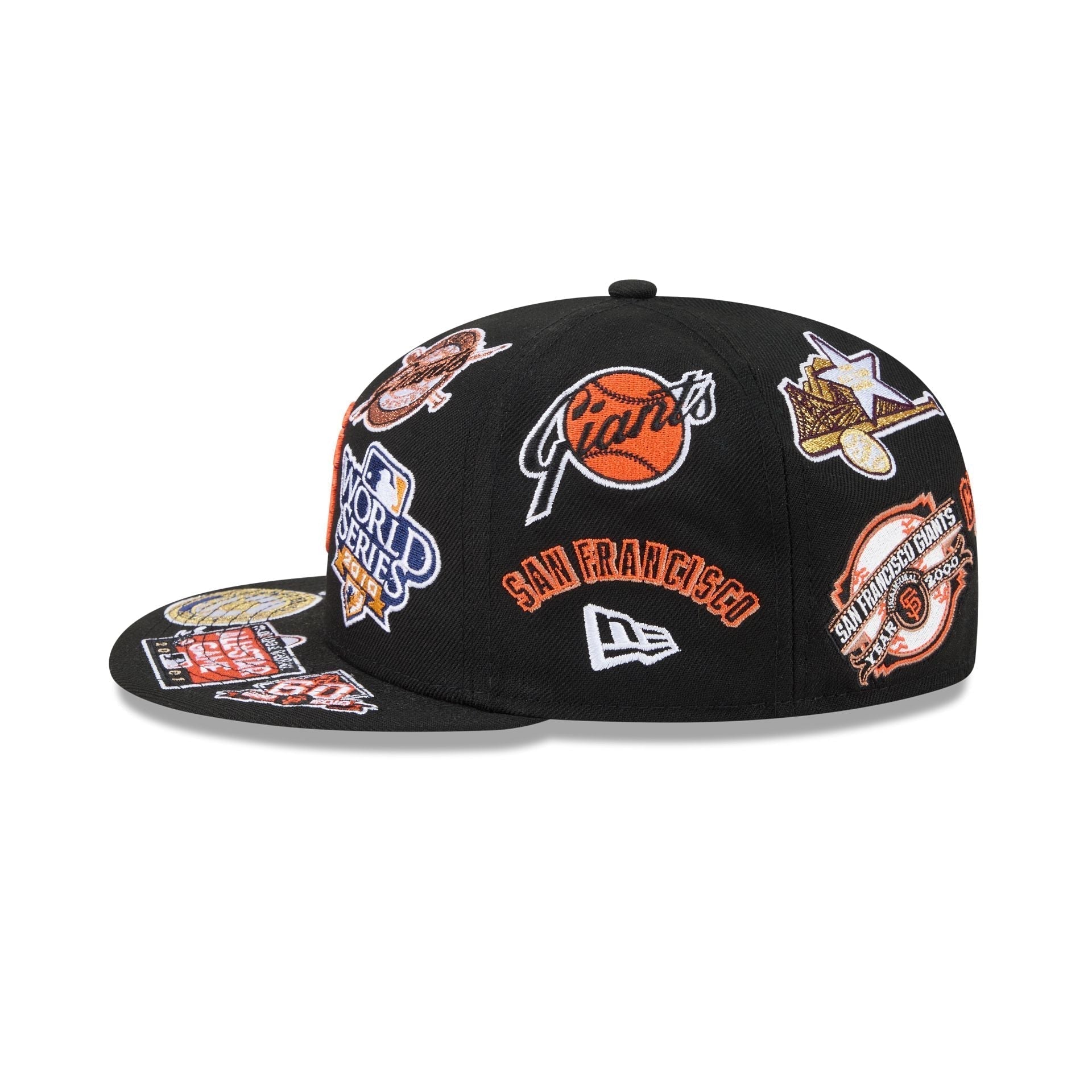 San Francisco Giants All Over Patch 59Fifty Fitted MLB Vintage Snapback Baseball Cap Adjustable Streetwear Hat