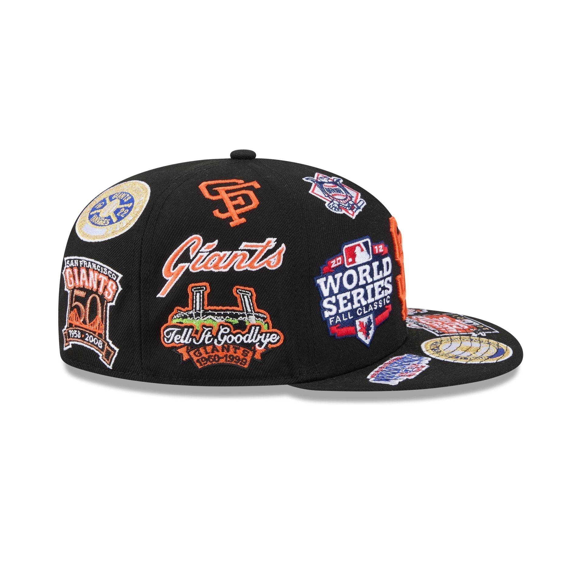 San Francisco Giants All Over Patch 59Fifty Fitted MLB Vintage Snapback Baseball Cap Adjustable Streetwear Hat