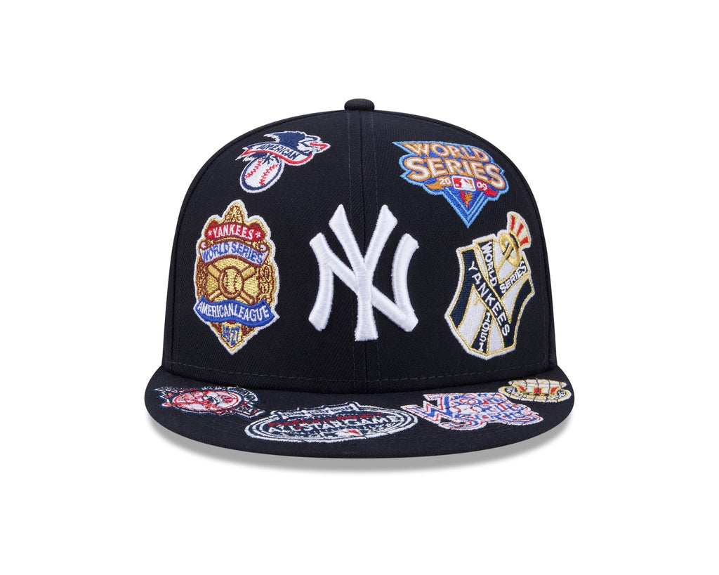 New York Yankees All Over Patch 59Fifty MLB Vintage Snapback Baseball Cap Adjustable Streetwear Hat