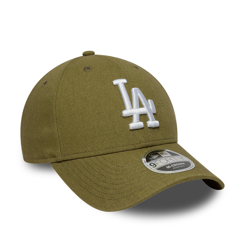 Los Angeles Dodgers Linnen 9Forty M Crown Snapback MLB Vintage Snapback Baseball Cap Adjustable Streetwear Hat