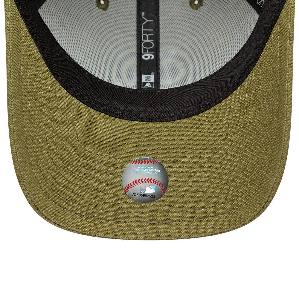 Los Angeles Dodgers Linnen 9Forty M Crown Snapback MLB Vintage Snapback Baseball Cap Adjustable Streetwear Hat