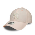 New York Yankees Linnen 9Forty Women Strapback MLB Vintage Snapback Baseball Cap Adjustable Streetwear Hat