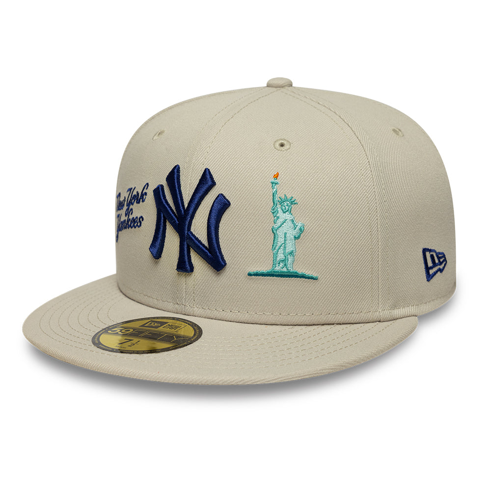 New York Yankees City Icon 59Fifty Fitted MLB Vintage Snapback Baseball Cap Adjustable Streetwear Hat