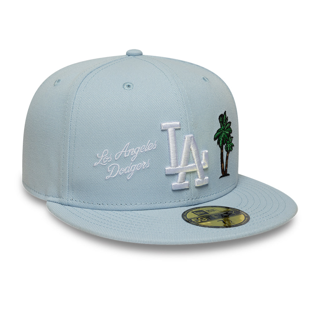 Los Angeles Dodgers Floral 59Fifty MLB Vintage Snapback Baseball Cap Adjustable Streetwear Hat