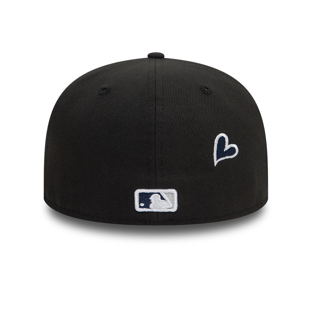 New York Yankees Heart Icon 59Fifty Fitted MLB Vintage Snapback Baseball Cap Adjustable Streetwear Hat