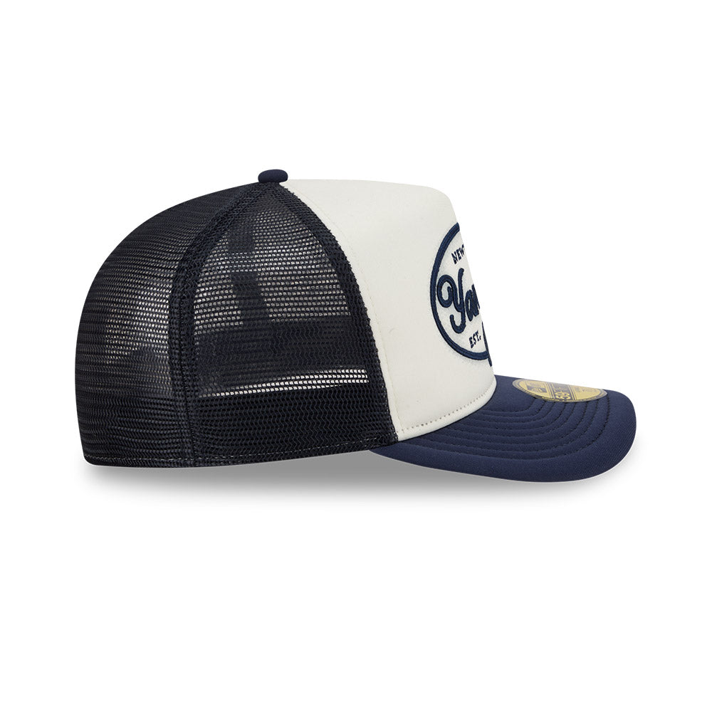 New York Yankees 5950 Day Fitted Trucker MLB Vintage Snapback Baseball Cap Adjustable Streetwear Hat