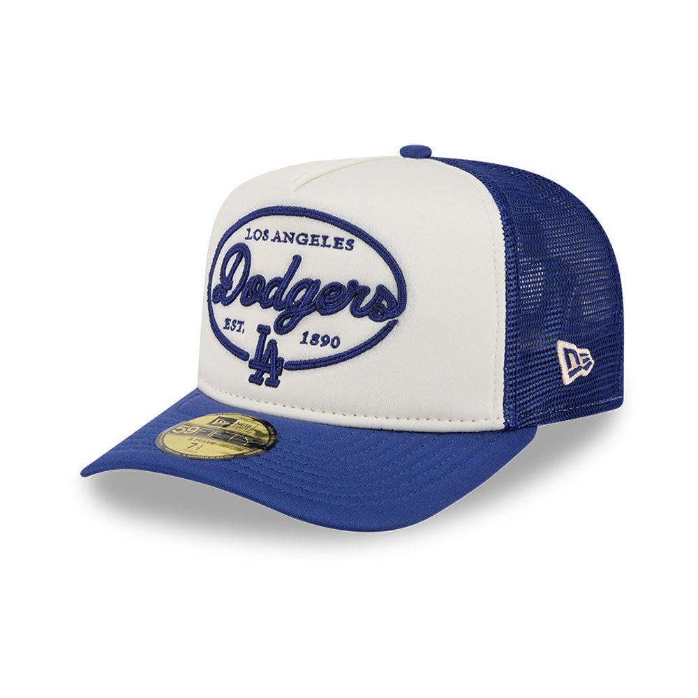 Los Angeles Dodgers 5950 Day Fitted Trucker MLB Vintage Snapback Baseball Cap Adjustable Streetwear Hat