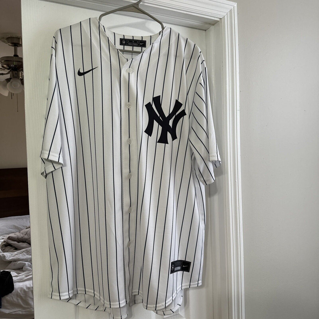 New York Yankees Nike White Jersey MLB Vintage Snapback Baseball Cap Adjustable Streetwear Hat