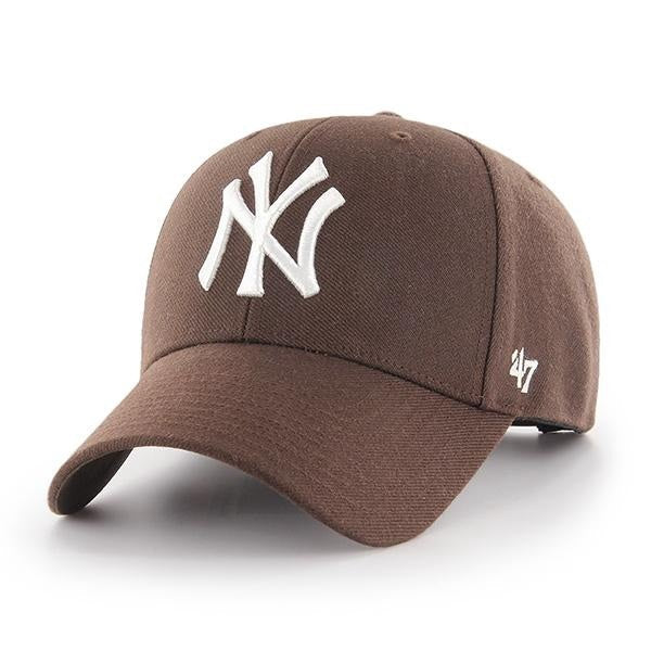 New York Yankees Brown MLB Vintage Snapback Baseball Cap Adjustable Streetwear Hat