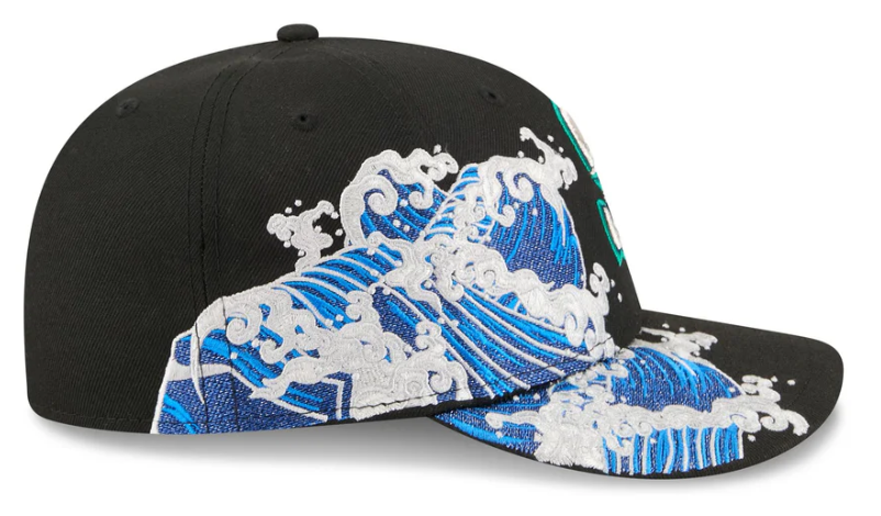 Seattle Mariners Waves 59Fifty Fitted MLB Vintage Snapback Baseball Cap Adjustable Streetwear Hat