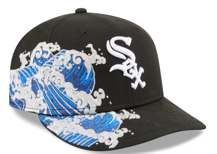 Chicago White Sox Waves 59Fifty Fitted MLB Vintage Snapback Baseball Cap Adjustable Streetwear Hat