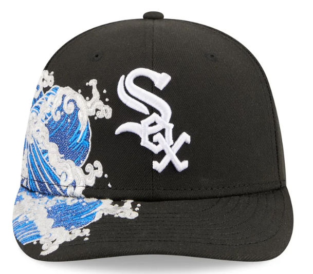 Chicago White Sox Waves 59Fifty Fitted MLB Vintage Snapback Baseball Cap Adjustable Streetwear Hat
