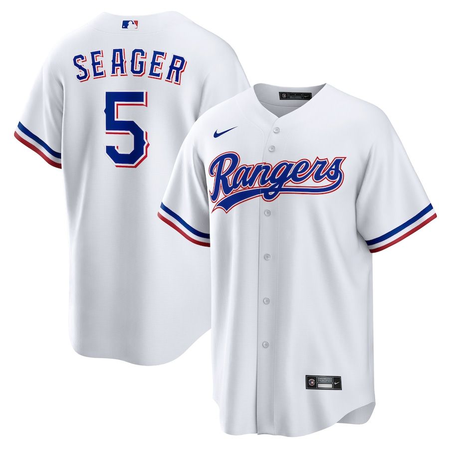Texas Rangers White Corey Seager Jersey MLB Vintage Snapback Baseball Cap Adjustable Streetwear Hat