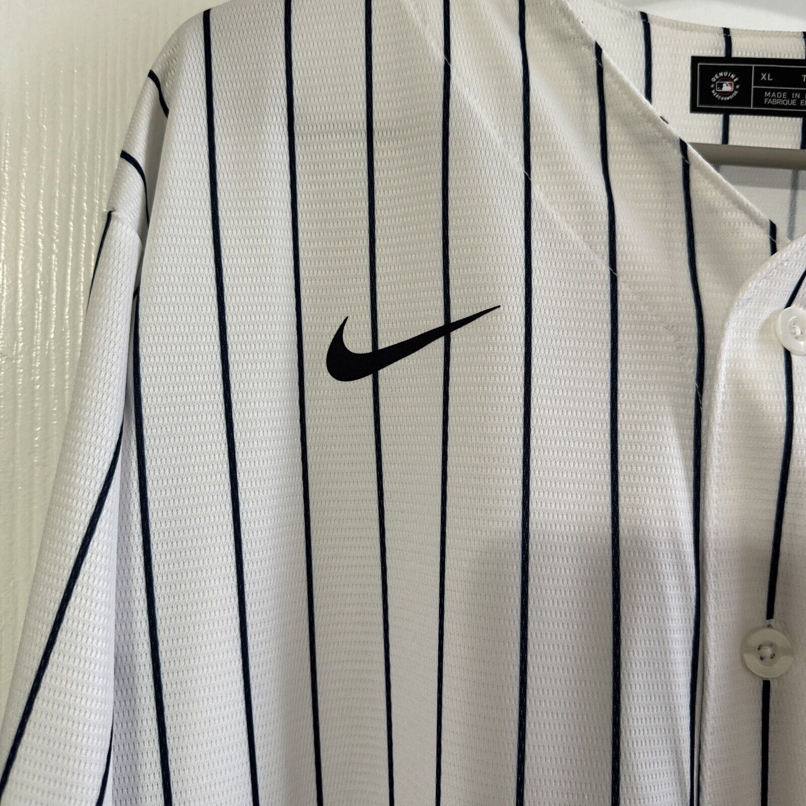 New York Yankees Nike White Jersey MLB Vintage Snapback Baseball Cap Adjustable Streetwear Hat