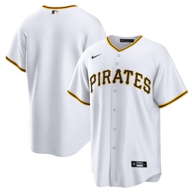 Pittsburgh Pirates Replica White Jersey MLB Vintage Snapback Baseball Cap Adjustable Streetwear Hat