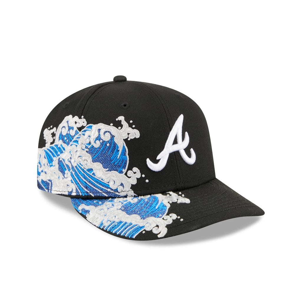 Atlanta Braves Waves 59Fifty Fitted MLB Vintage Snapback Baseball Cap Adjustable Streetwear Hat