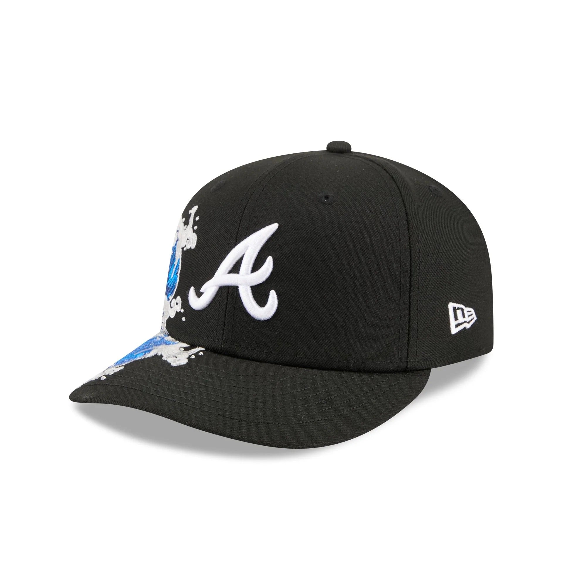 Atlanta Braves Waves 59Fifty Fitted MLB Vintage Snapback Baseball Cap Adjustable Streetwear Hat