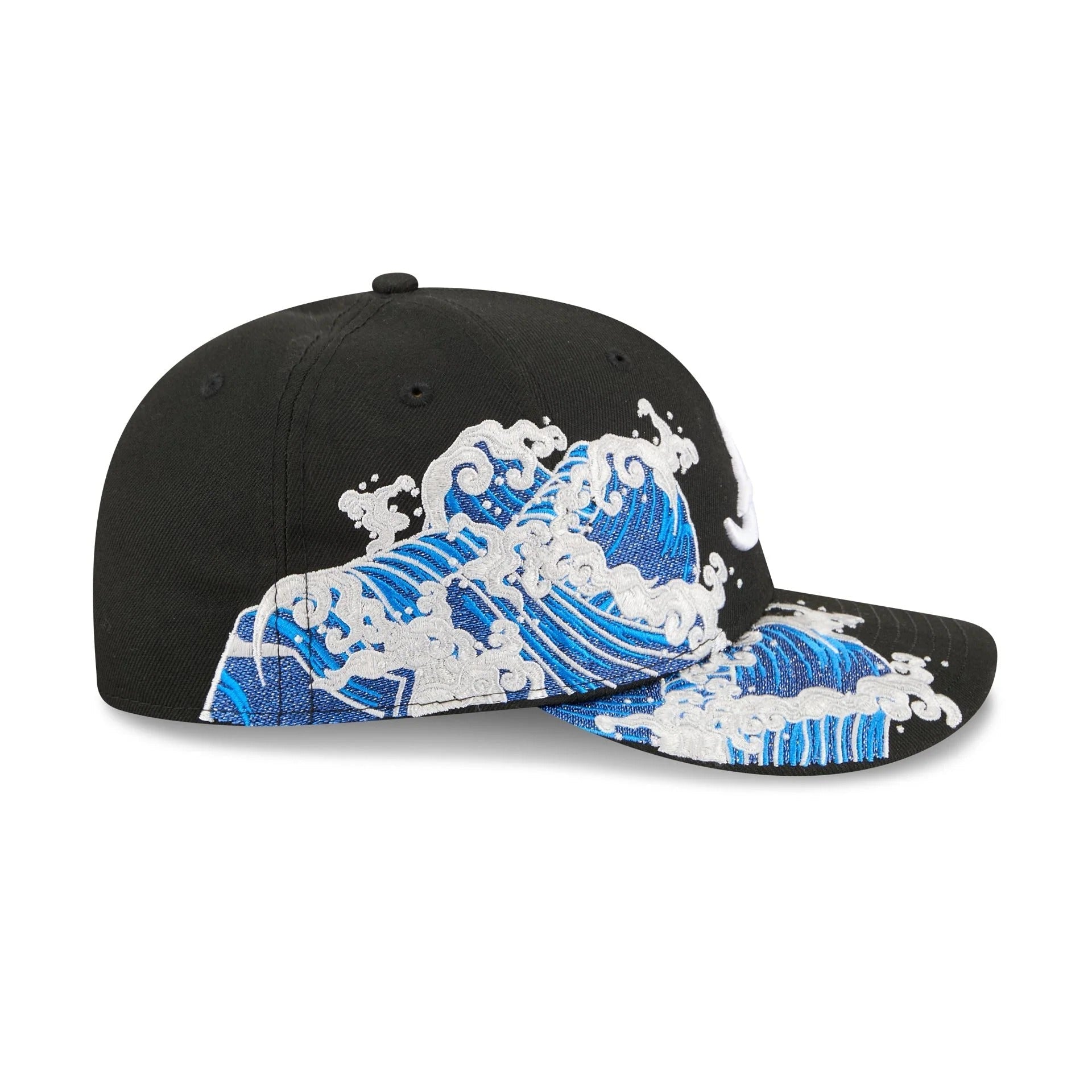 Atlanta Braves Waves 59Fifty Fitted MLB Vintage Snapback Baseball Cap Adjustable Streetwear Hat