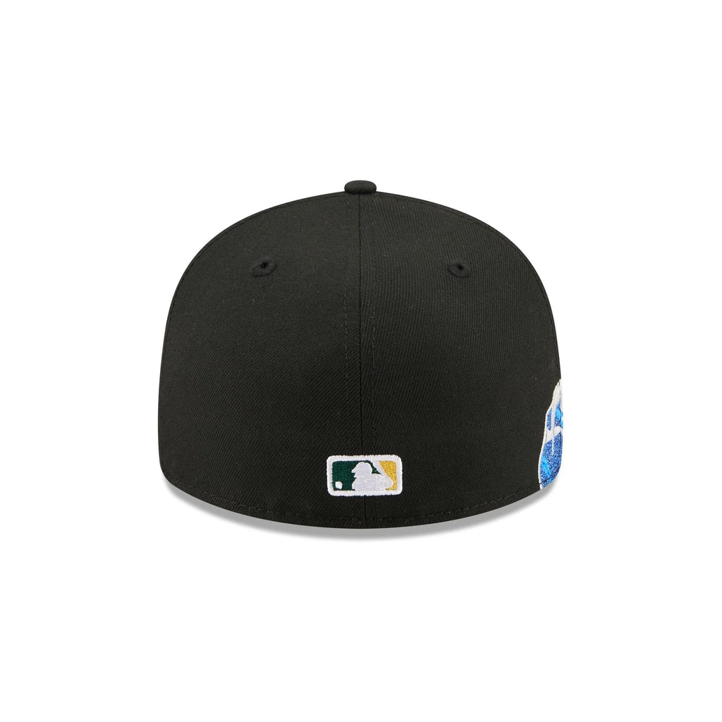 Oakland Athletics Waves 59Fifty Fitted MLB Vintage Snapback Baseball Cap Adjustable Streetwear Hat