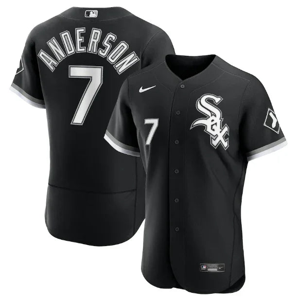 Chicago White Sox Authentic Black Jersey MLB Vintage Snapback Baseball Cap Adjustable Streetwear Hat