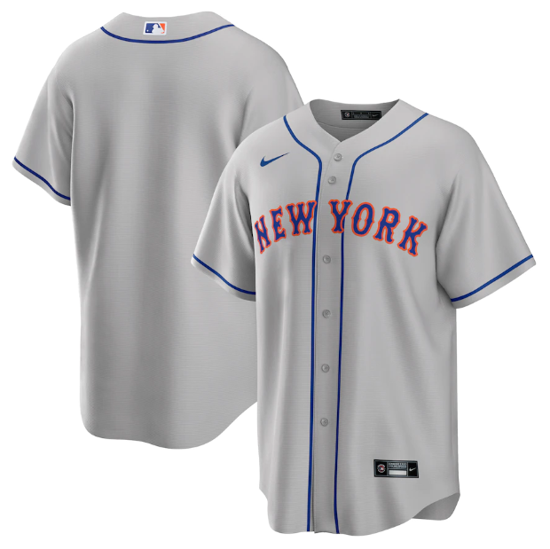 New York Mets Replica Gray Jersey MLB Vintage Snapback Baseball Cap Adjustable Streetwear Hat